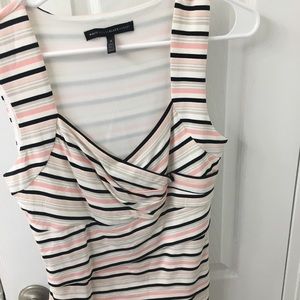 WHBM STRIPPED TOP SIZE MEDIUM